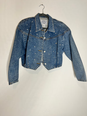 Jordache Vintage Denim Cropped Jacket
