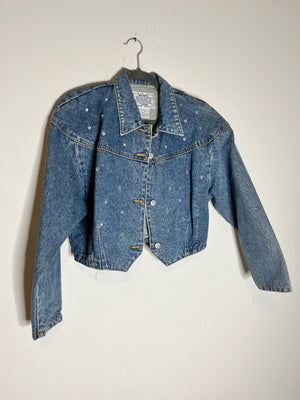 Jordache Vintage Denim Cropped Jacket