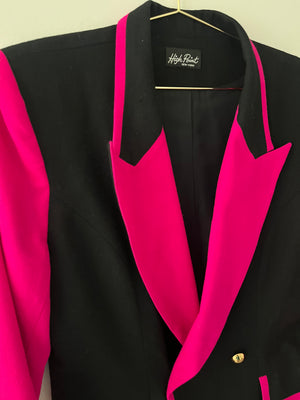 High Point Colorblock Wool Blazer